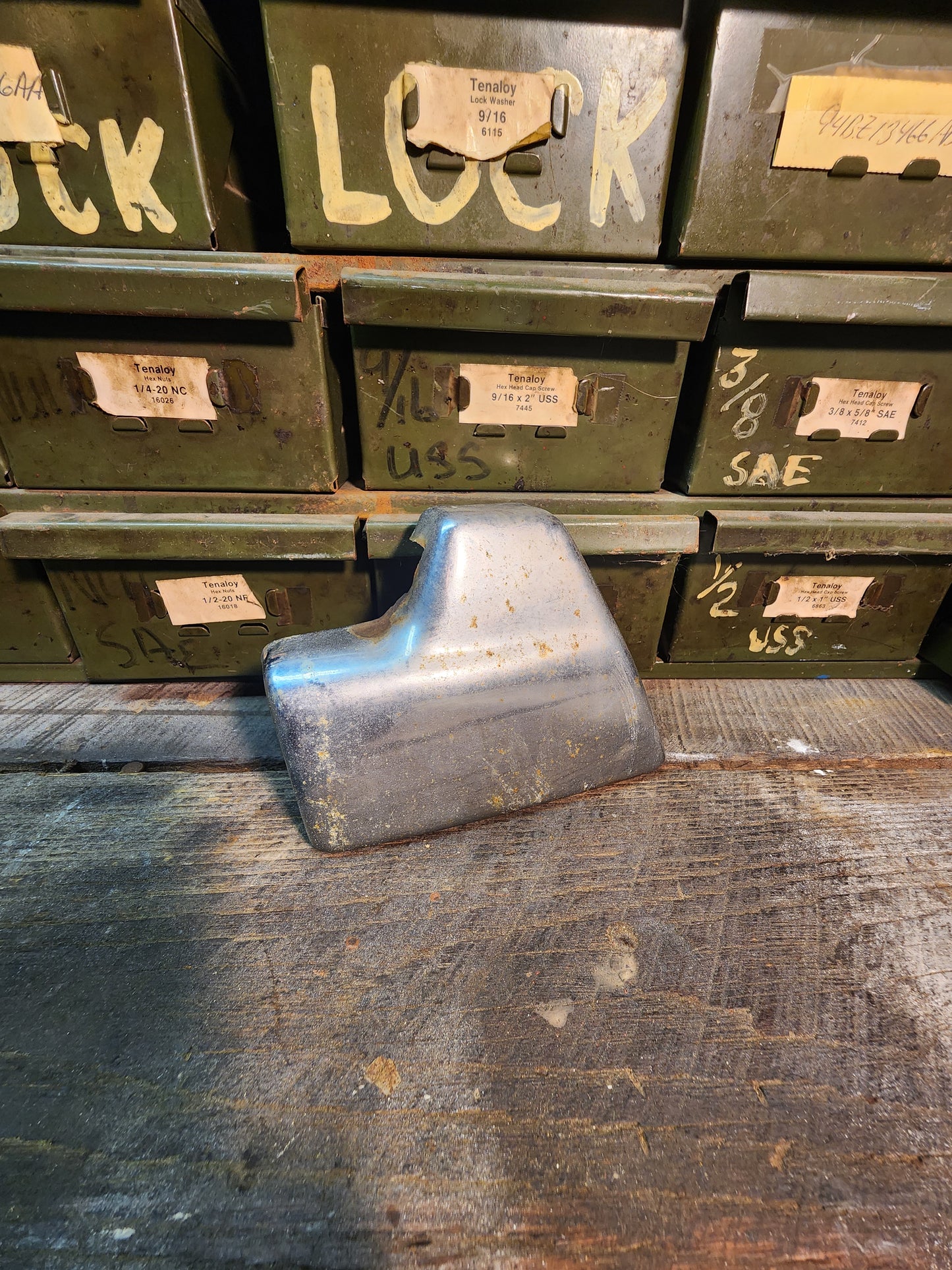 1978 Yamaha XS750SE left air box cover 2G2-14417-00-00