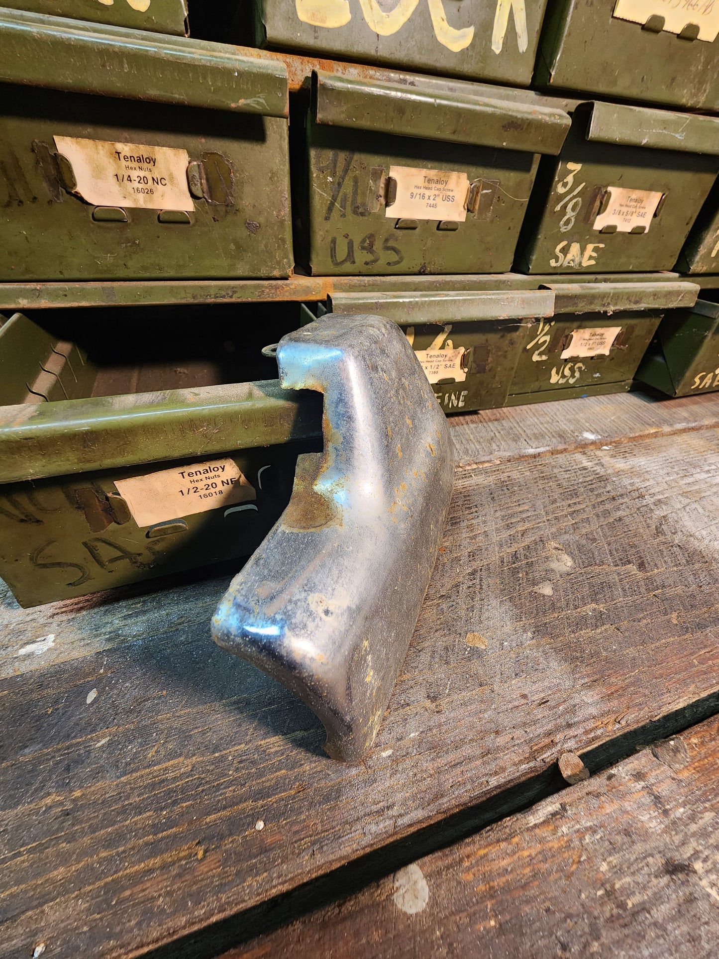 1978 Yamaha XS750SE left air box cover 2G2-14417-00-00