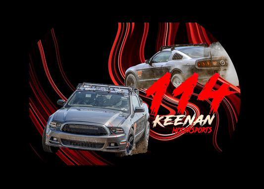 Keenan Motorsports 2.5 inch Sticker